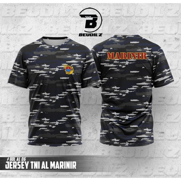 Jersey Army Loreng Marinir/Tni Al/Kaos Original