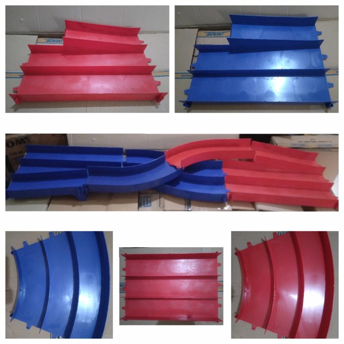 Track Tamiya 3 Jalur Ecer Satuan Lurus Belok Circuit Jalanan Trek