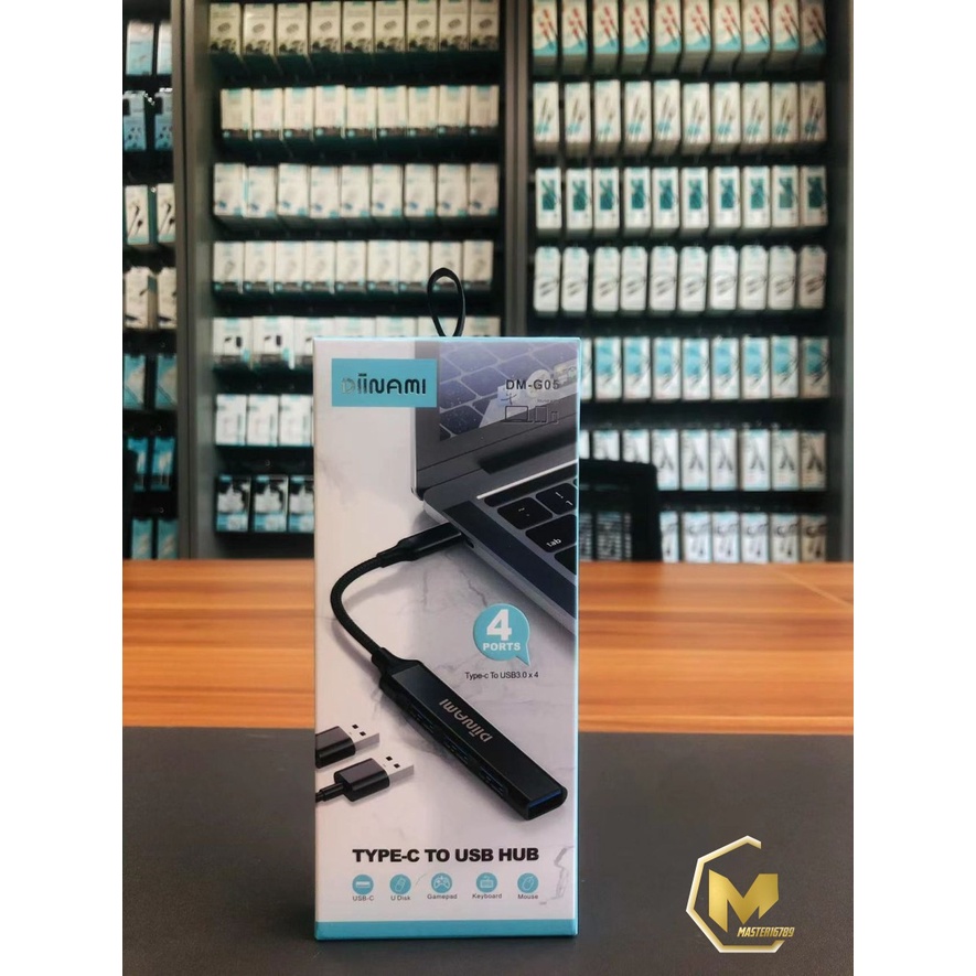 DIINAMI G05 Kabel Adapter USB Hub Type C Cable Multi Port 4 in 1 to USB 3.0 Macbook Air Pro 2020 2021 M1 MA3695