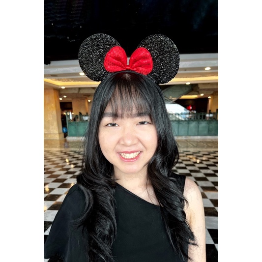 BANDO MICKEY MOUSE JUMBO / BANDO MIKI / BANDO MICKEY GLITTER / MICKEY MOUSE HEADBAND BANDO ANAK AKSESORIS RAMBUT