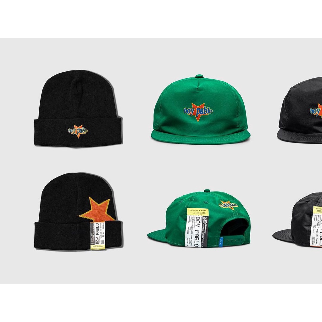 Apparel Compass x Boy Pablo (BACA DESKRIPSI)  (T-SHIRT/SOCKS/BEANIE/HAT)