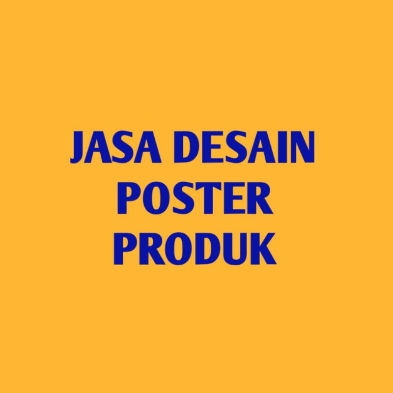 Jasa Desain Flyer/Poster Produk