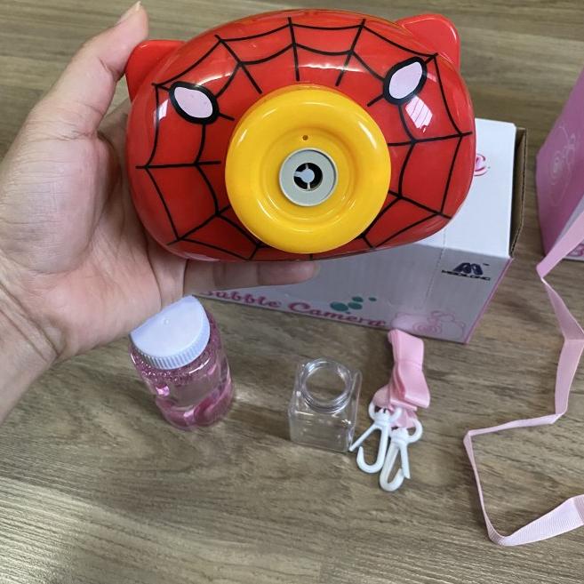 Bubble Camera Spiderman mainan busa