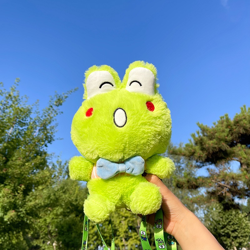 TAS KODOK KEROPPI KATAK RANSEL BONEKA BAG LUCU Backpack FROG Korean Bahan Plush Tas Ransel Anak Korea Kartun KODOK Kekinian
