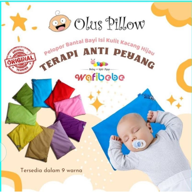 Olus Pillow Bantal Bayi Isi Kacang Hijau Preloved