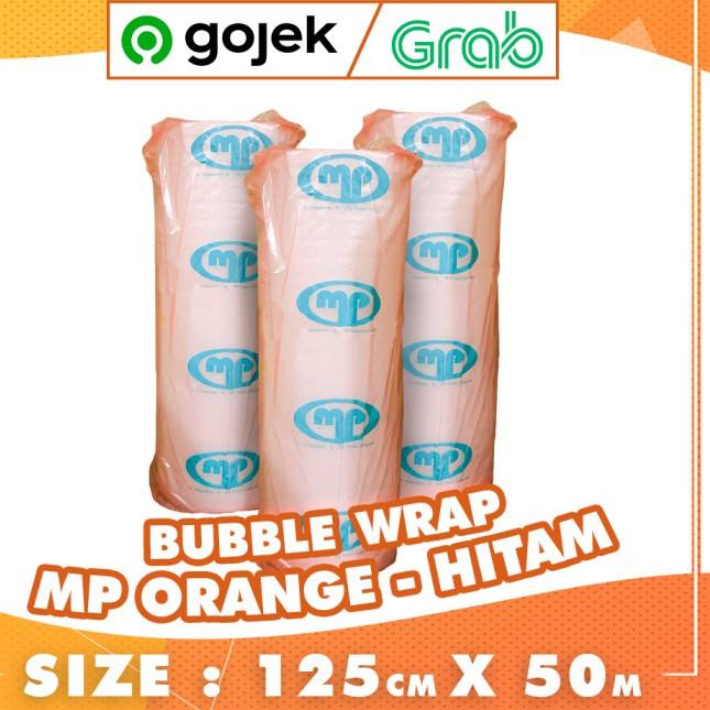 

BUBBLE WRAP ROLL 50 METER HITAM ORANGE BUBLE WRAP MULIAPACK - MP ORG - Putih