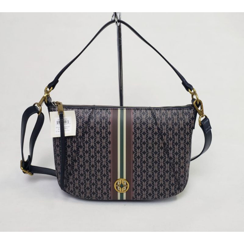 tasFossil skylar crossbody black stripe n