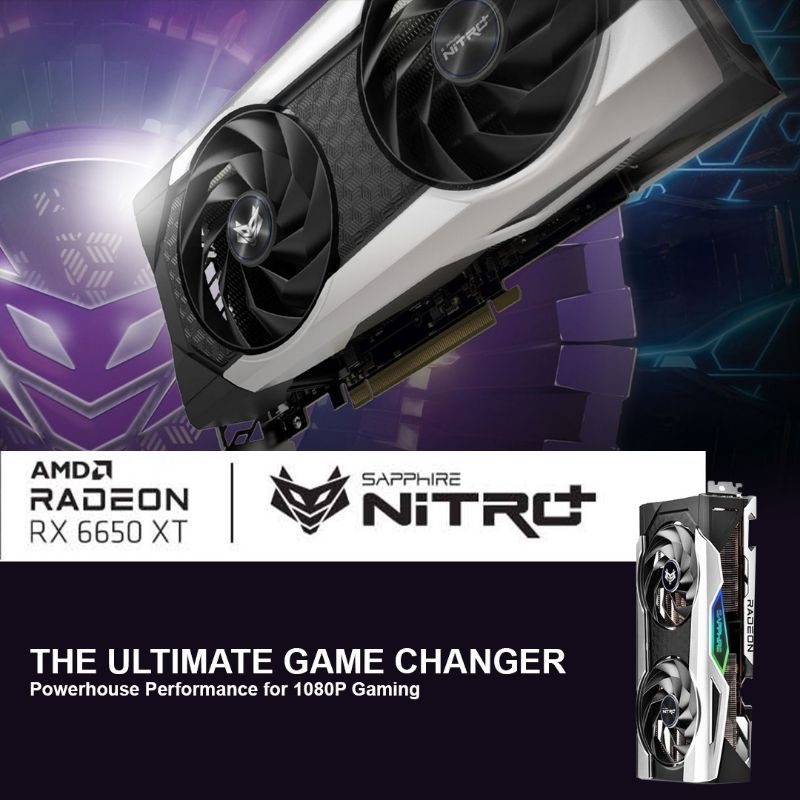 RX 6650XT NITRO+ OC 8G D6 DUAL FAN