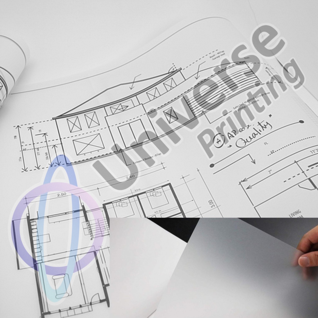 Cetak Kertas Kalkir / Print Tracing Paper
