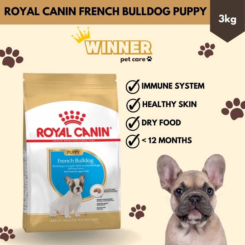 Royal Canin French Bulldog Puppy Dog Food Freshpack 3kg