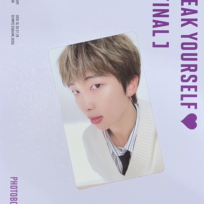 Speak Yourself The Final Concert Seoul Tour DVD BTS Random Photocard RM | Kim Namjoon Official PC LY
