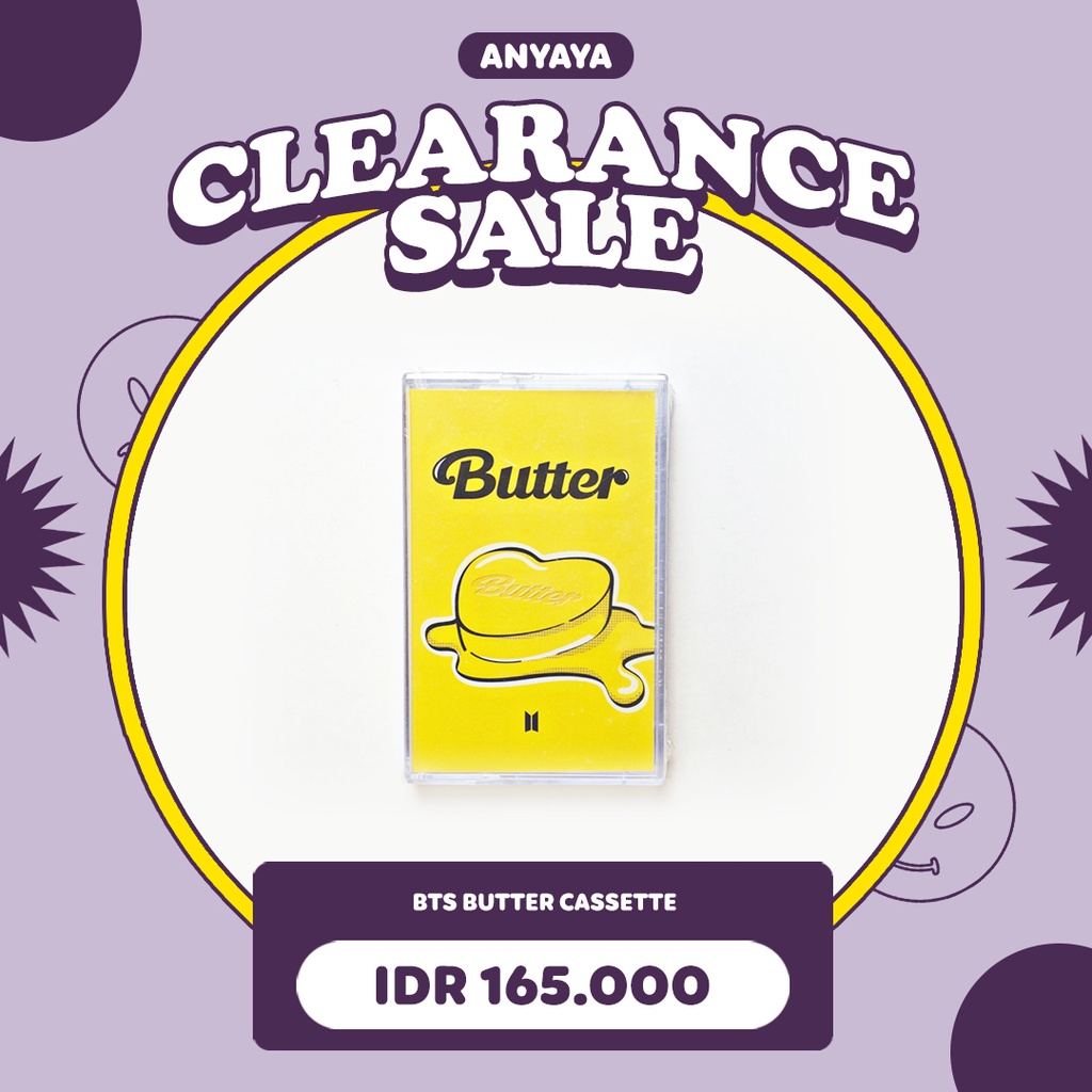 [READY STOCK] BTS BUTTER CASSETTE SEALED NEW