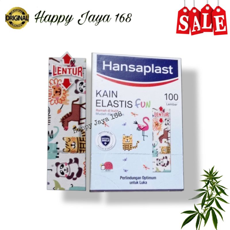 Hansaplast Luka Kain Elastis Fun Kotak isi 100's