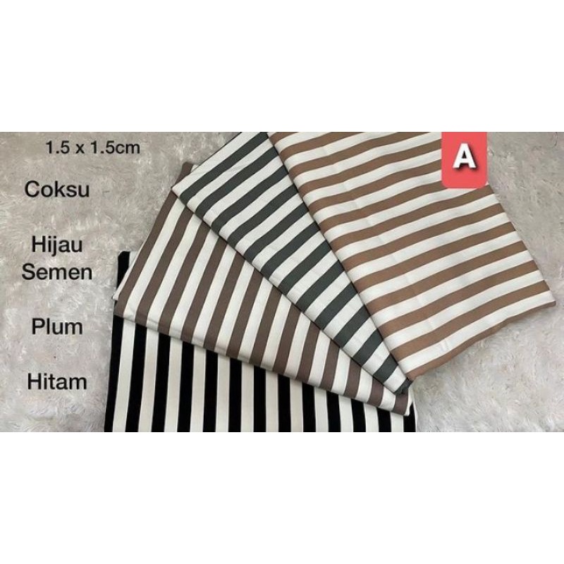 Kain kiloan termurah shakila motif salur dan polkadot harga persetengah kilo