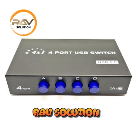 USB SWITCH 4 PORT / MANUAL SWITCH PRINTER 4 PORT / DATA SWITCH