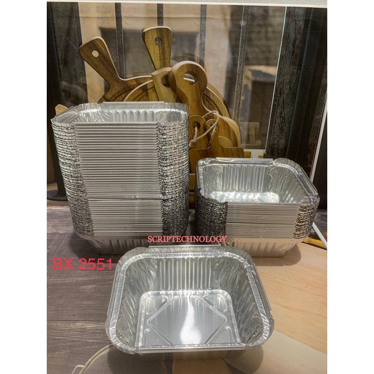 Aluminium Foil Tray BX-2551 - Aluminium Tray CUP - BX2551 Tanpa Tutup