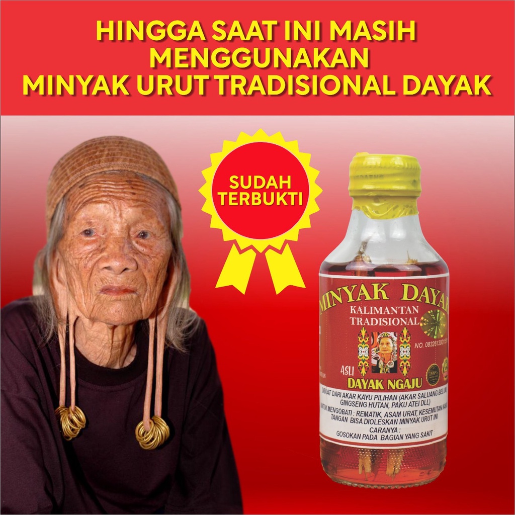 Minyak Dayak Asli Kalimantan 160ML ORI