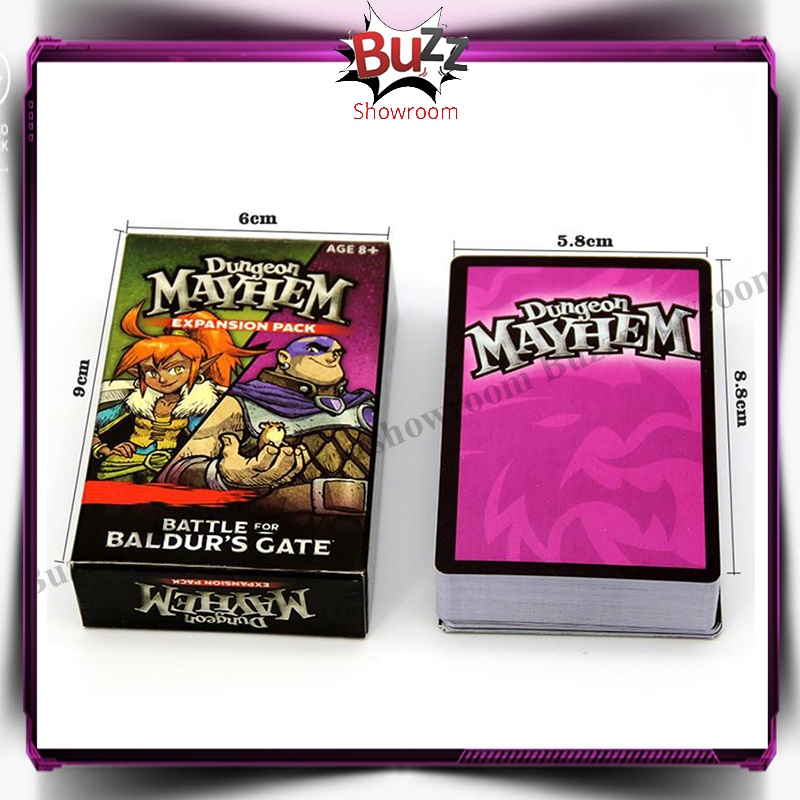 Dungeon Mayhem Battle For Baldur's Gate Expansion Pack Card Game