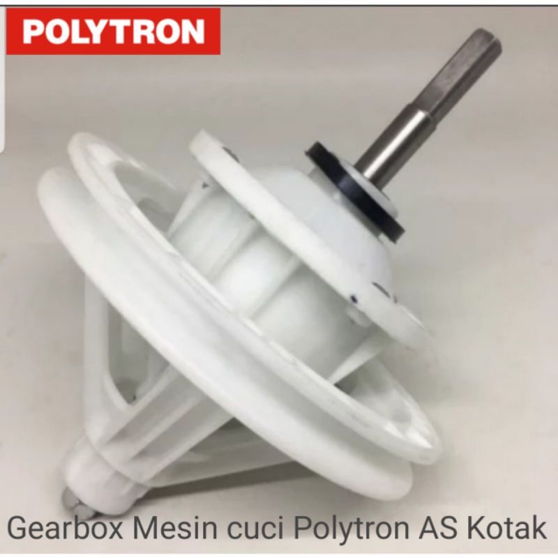 GEARBOX MESIN CUCI 2 TABUNG POLYTRON - AS KOTAK Baut 4 PWM-6062, PWM-6160 PWM-6162 PWM-6263 PWM-6163