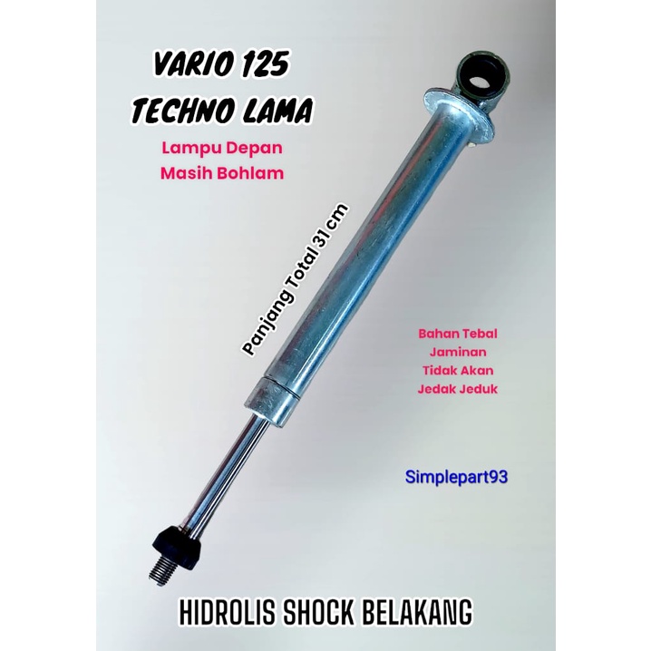 As Hidrolis Shock Shok Skok Belakang Motor Matic Honda - VARIO 125 TECHNO  CBS  OLD LAMA [ Lampu Dep