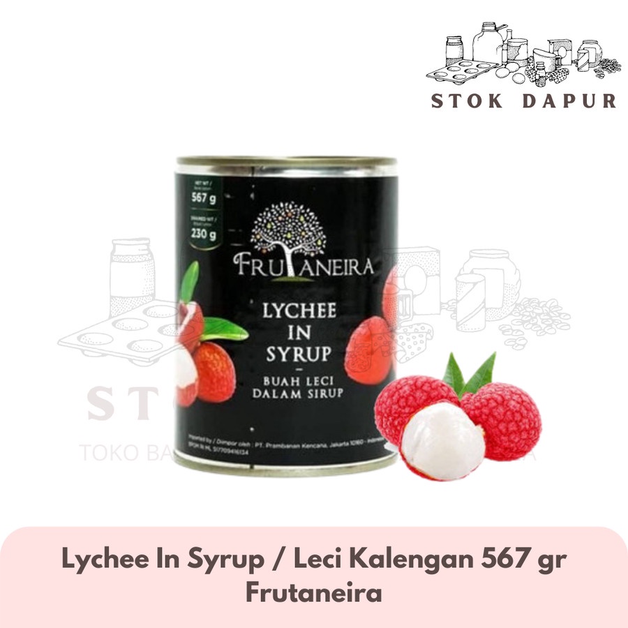 

FRUTANEIRA Lychee In Syrup / Buah Leci Kaleng (567 GR)