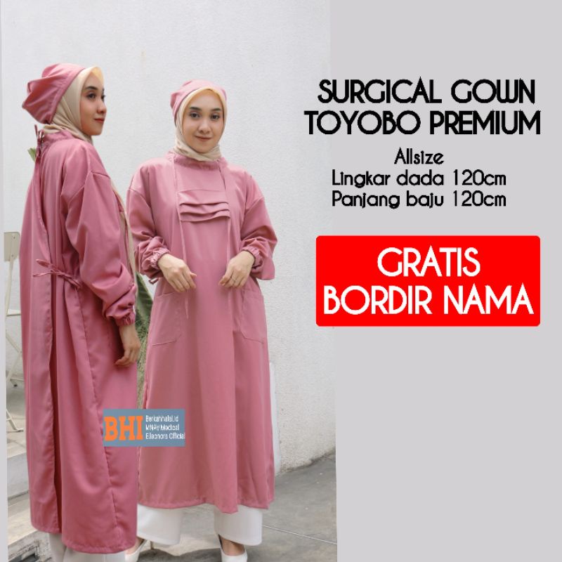 GOWN OK TOYOBO /SURGICAL GOWN / BAJU OPERASI