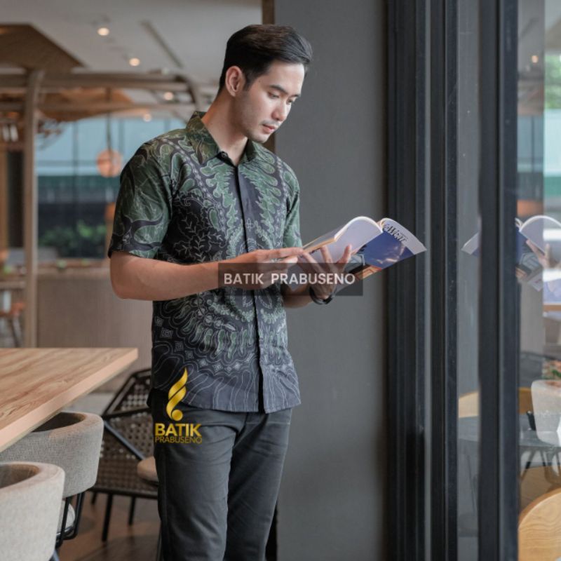 Batik Pria Lengan Pendek Prabuseno Premium