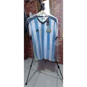 JERSEY RETRO ARGENTINA HOME WORLD CUP 2014