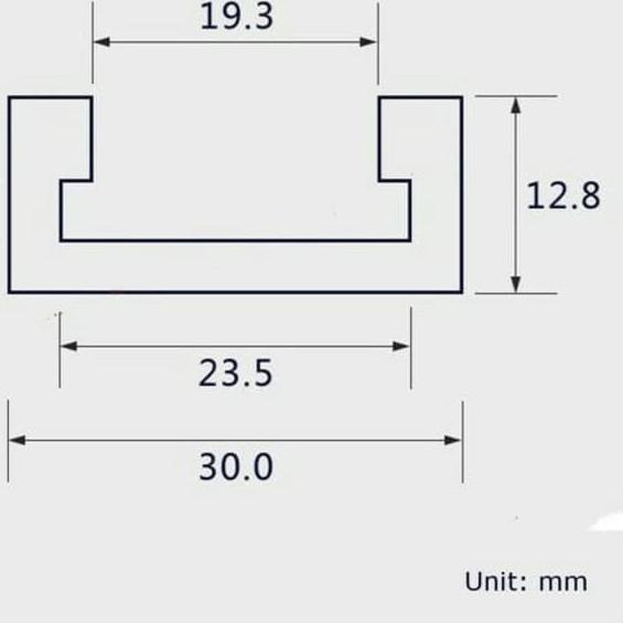 Miter Track 800mm T-track T-slot Table saw T Track Table Router Jig