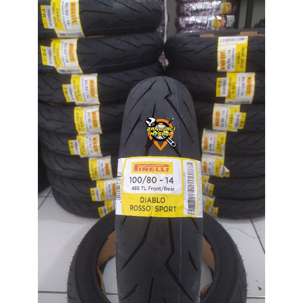 ban pirelli diablo rosso sport 100/80 ring 14