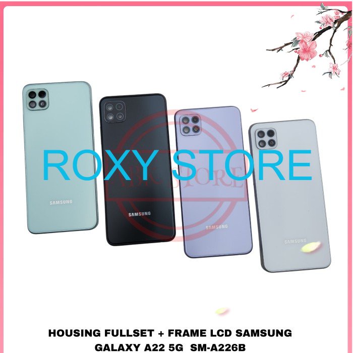 BACK CASING - KESING - HOUSING SAMSUNG GALAXY A22 5G A226B FULLSET