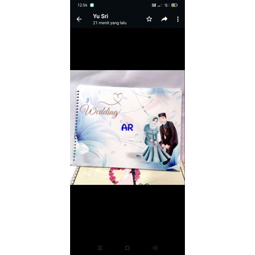 

Buku tamu bahan spandek tebal isi 480 nama