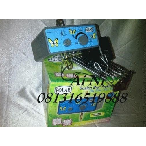 Ayunan Bayi Elektrik / Ayunan Bayi Otomatis / Ayunan Bayi Listrik Merk Polar Type Musik