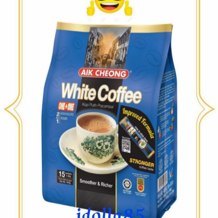 

AIK CHEONG WHITE COFFEE 2 IN 1 / AIK CHEONG WHITE COFFEE NO SUGAR/ NEW