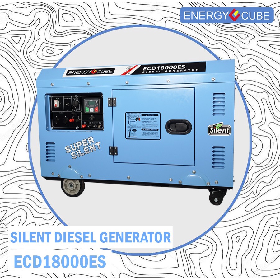 SILENT DIESEL GENERATOR ECD18000ES