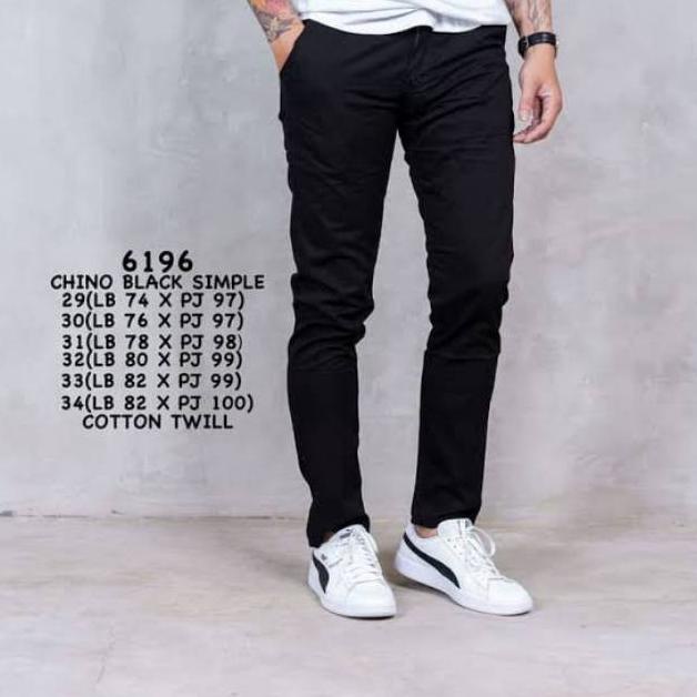 Celana Panjang Pria Chino Modern Chinos Slim Fit Populer Bahan Adem Nyaman Cocok Buat Musim Dingin G
