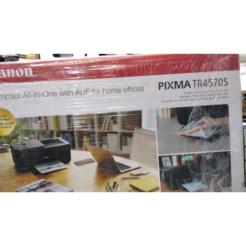Printer Canon Multifunction Inkjet Printer TR4570S F4 ADF WIfi canon TR4570s