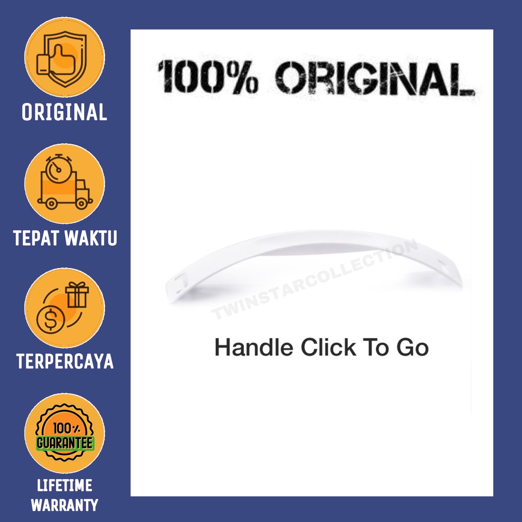 Promo Handle Rantang Click To Go / Free Bubble wrap Tupperware