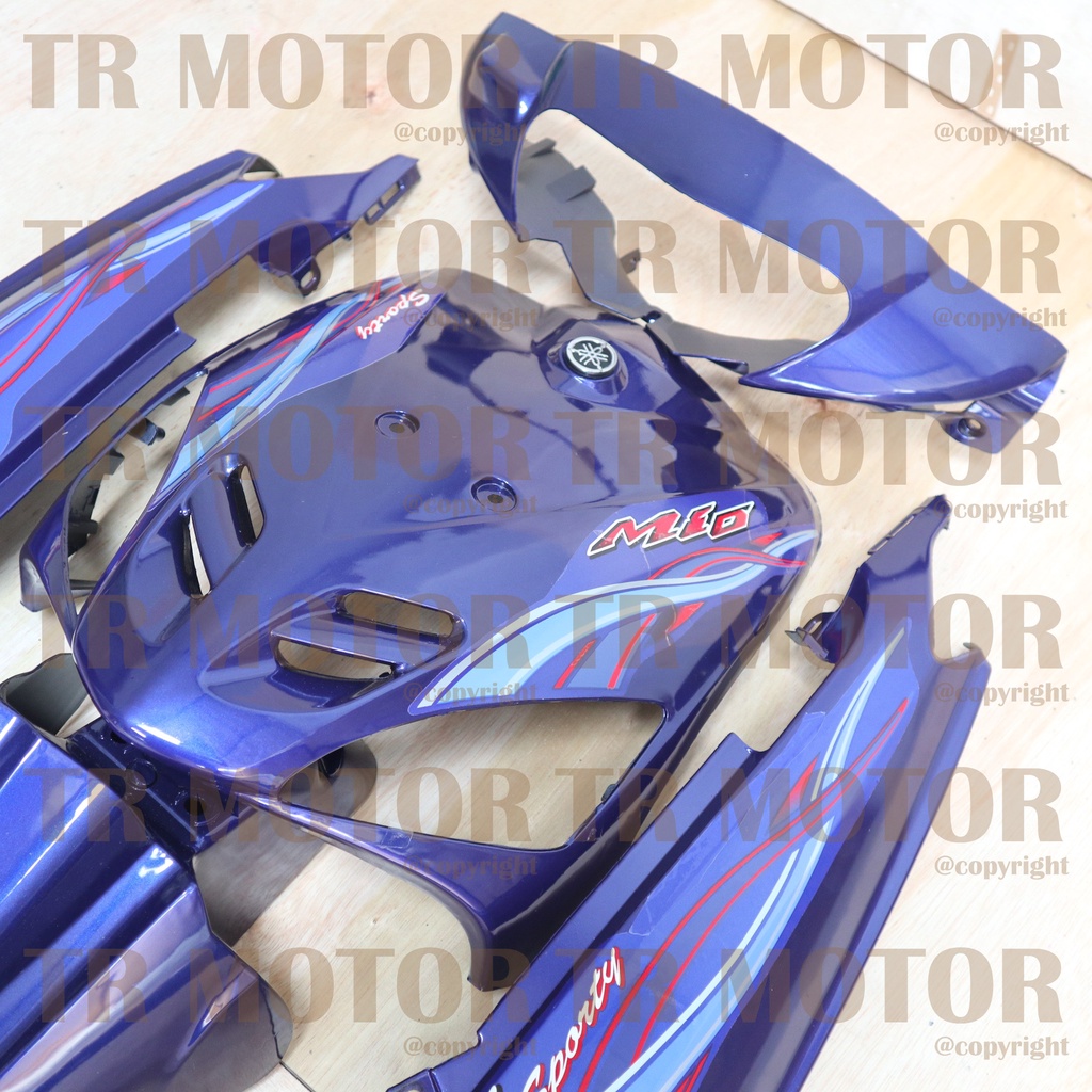 Body Mio Sporty Full Set 2005 Biru Body Halus Mio Sporty Mio Lama