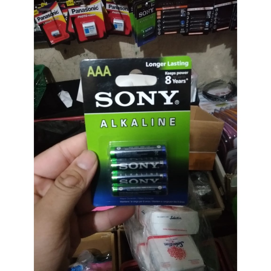 Isi 4 Baterai / Batray / Battery SONY ALKALINE AAA- A3 1.5V | yanna866