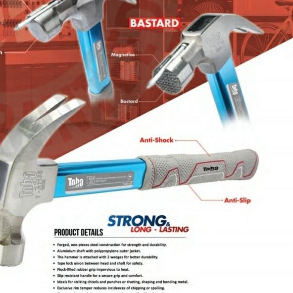 PALU KAMBING TOHO BIRU GAGANG KARET 16 OZ