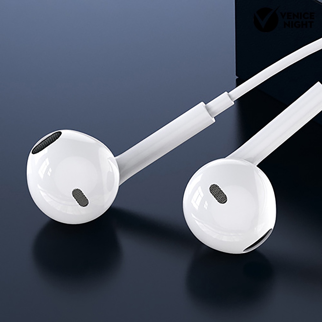 (VNEP) (Berkabel) Earbud High Fidelity Intelligent Noise Cancelling Life Waterproof 3.5mm In-ear Student Surround Gaming Earbud untuk Lari