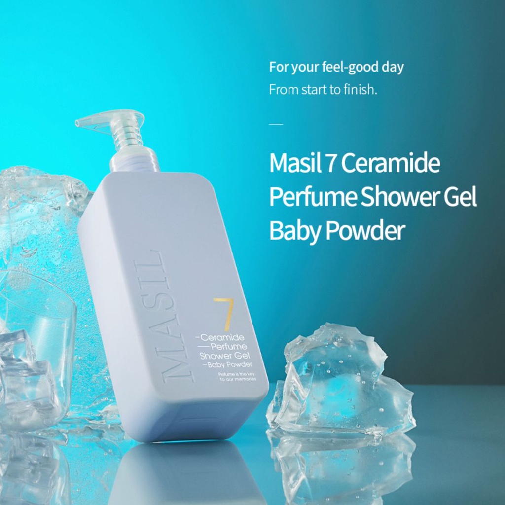 Jual Masil 7 Ceramide Perfume Shower Gel Baby Powder Shopee Indonesia