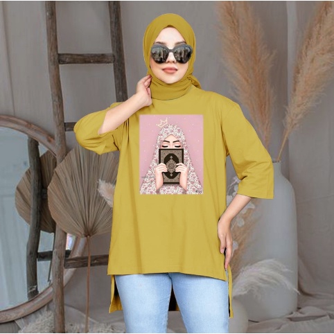 FC - TUNIK BASIC OVERSIZE WANITA HIJAB'S VARIASI 0290 DTF