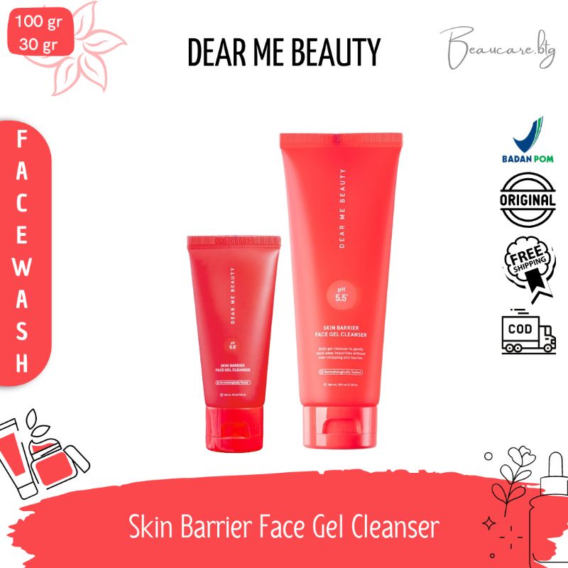 Jual DEAR ME BEAUTY Skin Barrier Face Gel Cleanser 30 gr & 100 gr