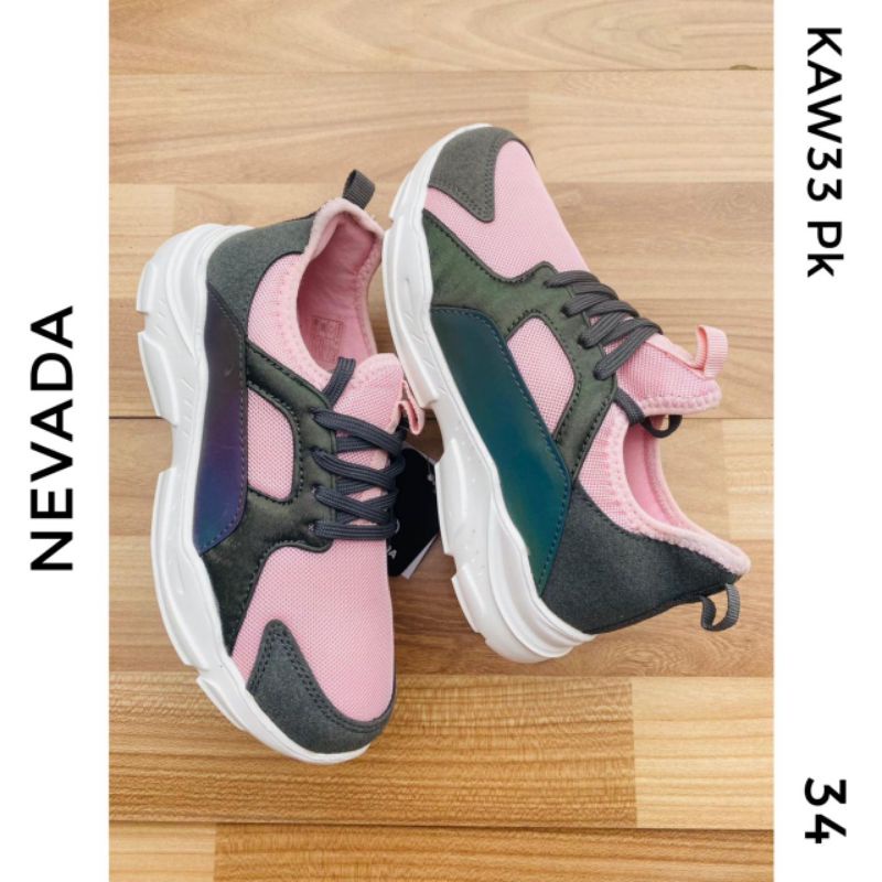 Nevada Sepatu AnakKaw33 Pink 34