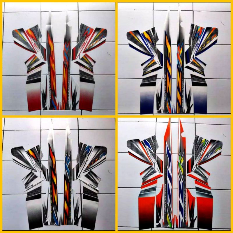 STRIPING STICKER LIS BODY MOTOR F1ZR 2004