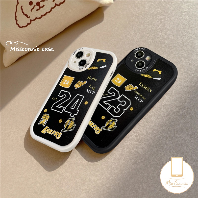 Soft Case Bahan TPU Desain Label Kobe James Untuk IPhone 11 Pro MAX 7 8 6 6s Plus 13 12 14 Pro MAX 14 Plus XR X XS MAX SE 2020