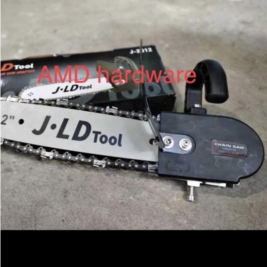 Electric Mini Chain Saw Adapter Gerinda Gergaji Kayu 12" JLD Chainsaw - MERK JLD