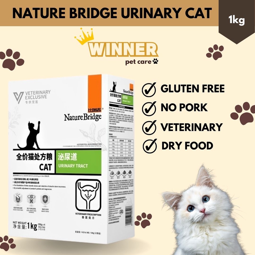 Nature Bridge Urinary Vet Cat Food Freshpack 1kg